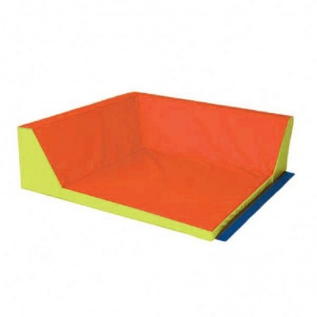 TAPIS D'ANGLE AVEC DOSSIER GAMME QUIETUDE DIMAKID 96 X 96 X 30 CM