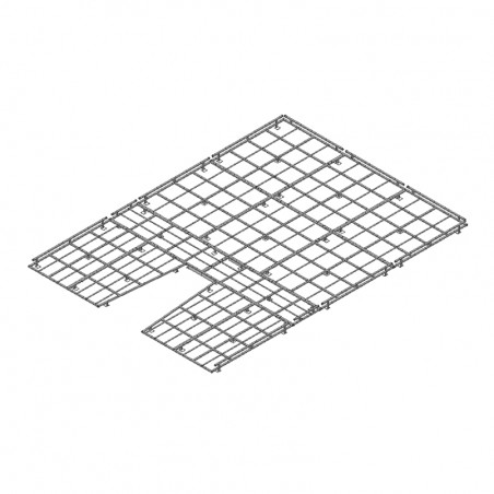 GALVANIZED PLATFORM FOR STANDARD POLE VAULT LANDING SYSTEM