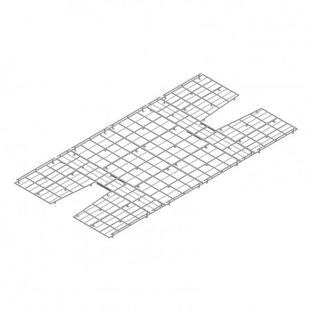 GALVANIZED PLATFORM FOR STANDARD POLE VAULT LANDING SYSTEM