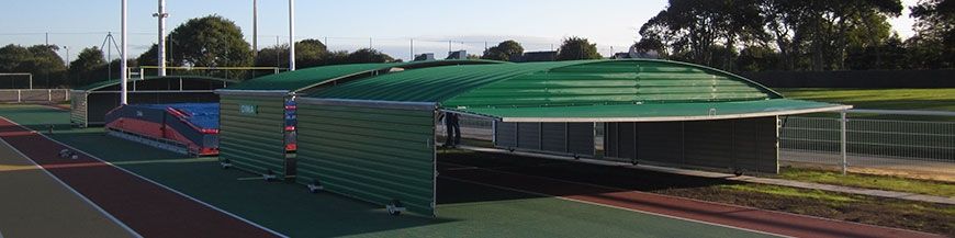 POLE VAULT LANDIND GARAGES / SHEDS AND WEATHER COVERS