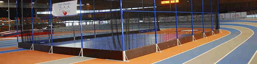 Cages, cercle et plateau de lancer de poids| Athlétisme | Dimasport